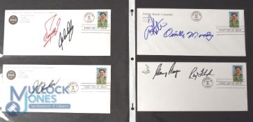 Golf Autographs - Signed First Day Covers features 9x signatures including Phil Mickelson, John