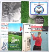 Golf Programmes and paperwork, with noted items of Howson-Algraphy Pro Am tournament programmes