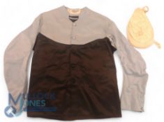 Horse Racing Silks and Colours. Black body, light blue shoulders, and sleeves by D Gilbert & Son