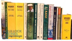 Selection of Cricket Books: to include Wisden Anthology 1940-1963, 1963-1982, 2008, Ranji Prince
