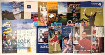 1994-2017 The Open Golf Championship Programmes Tickets: to include a 1994 programme, 1996 with