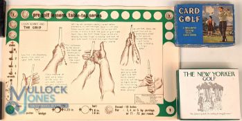 Golf Collectables: to include the New Yorker golf stationery set of cards and envelopes, Pepys