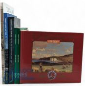 6x Golf Club Histories Books to include: hard back copies of Royal Portrush Golf Club 1888-1988 J