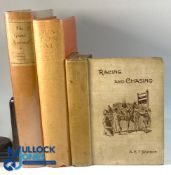 3x Period Equestrian Books Racing & Chasing A E T Warson 1898, The Grand National 1839-1931 David