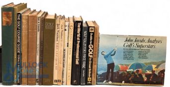 Golf Book Collection to include: Golfing Curios and The Like Harry B Wood 1980 reprint, Golf