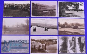 Interesting Cross section of English golf links b&w postcards from the early 1900s onwards (9) to