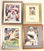Tennis - 5 Women and Men Players Autographed Photographs. To include Rod Laver, Andi Agassi,