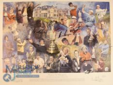 Autographs - Portrait of Champions - 129th Open Championship at St Andrews limited edition (1856/
