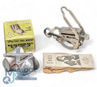 2x Vintage Golf Ball Makers Tools, a Gem specialty Mfg Co Pittsburgh, with lid of its box, and a