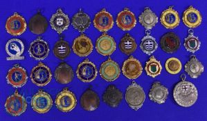 Selection of Sporting Medals: Mostly Athletics base metal and enamel examples (30)
