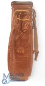 E J Price Dudley Super Divider Golf Bag stamped WRH to the front panel, t/w Greban trolley bag