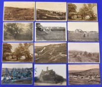 Interesting collection of Cleeve Hill, Caldy (West Kirby), Clacton on Sea and Copthorne b&w