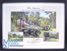 2016 The Masters 80th Anniversary Poster: Augusta National Golf Club 7-10 April 2016, signed by Jack
