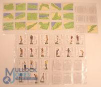 Golf related Cigarette Cards. 2 Sets of 25 issued by John Players Championship Golf Courses and Golf