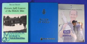 Bernard Darwin Historic Golf Courses of The British Isles 1987, The Rules of Golf 1992 hardback