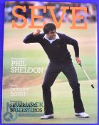 Severiano Ballesteros signed a book- titled 