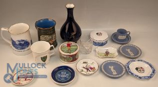 Golf Collectable China Ceramics: a good collection - with noted items to incl Wedgwood Ryder Cup