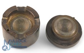 Rare and Scarce D McEwan of Musselburgh Square Mesh Gutty Golf Ball Mould measures 4