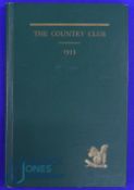 Scarce 1935 The Country Club, Brookline Massachusetts Annual Hand Book -- c/w frontis piece of The