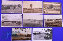 Collection of various early Scottish golf course and missing links postcards (8) to include