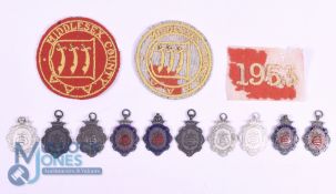 William A Land Middlesex County AAA Sporting Medals. To include 10 white metal and bronze medals and