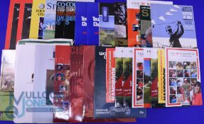1965-2007 Golf Programmes: a collection to include Festival of Golf 65, Colgate World Match Play