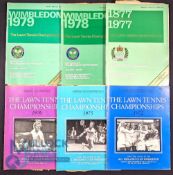 Wimbledon Lawn Tennis Championships Programmes. Official programmes held at Wimbledon for the
