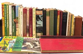 Selection of Cricket Books: to include Dickie A Tribute to Umpire Harold Bird, Archie, Wisden