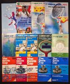 The Davis Cup Tennis Programmes. Official programmes. Held at Devonshire Park, Eastbourne for the