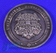 Cambridge University 1893 Clinker Four Rowing Medal. Rowing event for men's coxed fours - 50mm