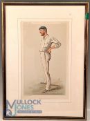 Vanity Fair Cricket Print. September 1884 titled Australian Cricket Printed by Vincent Brooks, Day &