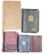 1920-1930 - Golfers Personal Diaries: handwritten notes of his days golf results and other