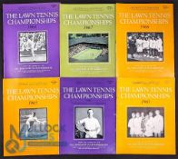 Wimbledon Lawn Tennis Championships Programmes. Official programmes held at Wimbledon for the