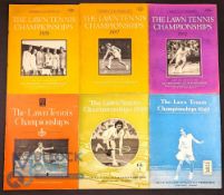 Wimbledon Lawn Tennis Championships Programmes. Official programmes held at Wimbledon for the