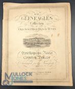 Early 1900s Gleneagles Hotel & Golf Course collection of Old Scottish Dance Tunes and Sheet Music: J