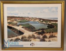 Baxter, Graeme signed 1991 Ryder Cup colour print - signed by the artist to the board and titled 