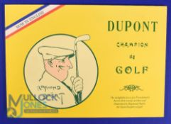 Early 1913 French Golf Humour Book - published in English in 2001 by Michael Flannery and signed