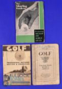 Collection of 3 1930s Silvertown and Silver King Golf Instruction Handbooks: 2x James Currie Macbeth