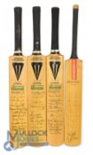 Miniature Signed Cricket Bats: to include 1985 Nottinghamshire, 1987 Warwickshire, 1987 Hampshire,
