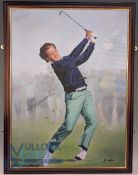 D Idrier (Contemporary) - Severiano Ballesteros Open Golf Champion Royal Lytham 1988 'In Full Cry'