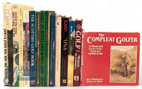 Golf Book Collection - large format books to include: The Atlas of Golf George Cousins 1973,