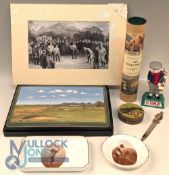Golf Collectables: a mixed lot to include 2 Royal Mid Surrey 1892-1992 centenary commemorative