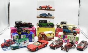 Selection of Rio 1930 Style Model cars. Various Models, from Rio, Brumm, Corgi, Solido together with