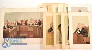 Original Law Vanity Fair Prints 1887 to 1902 featuring prints Right Hon James Hanner, A Popular