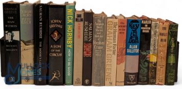 Carton of Books: to include Salman Rushdie - Shame 1983, Midnights Children 1981, and The Moors Last