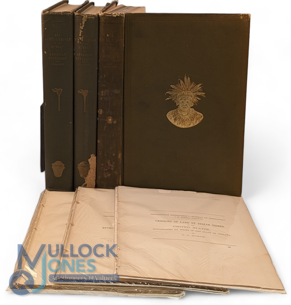 North American Indians: 3 vols Smithsonian Bureau of Ethnology with extensive papers on the