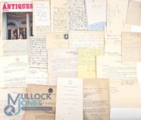 Letters: bundle of miscellaneous letters 19th and early 20th c various subjects, some WWI, mostly of