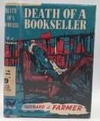 Death of a Bookseller by Bernard J Farmer (1956) Rare first edition of this classic mystery