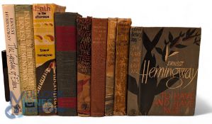 Ernest Hemingway Book Collection: to include the Old Man and the Sea 1952 Jonathan Cape UK 1st ed