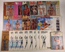 c1970 Weightlifting Muscle Body Builder Magazines, Books and Instruction Manuals: to include